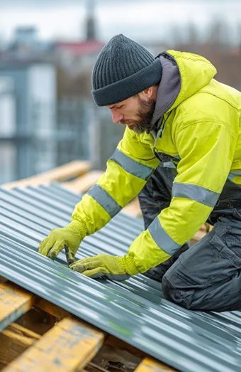 Metal Roof Installation X